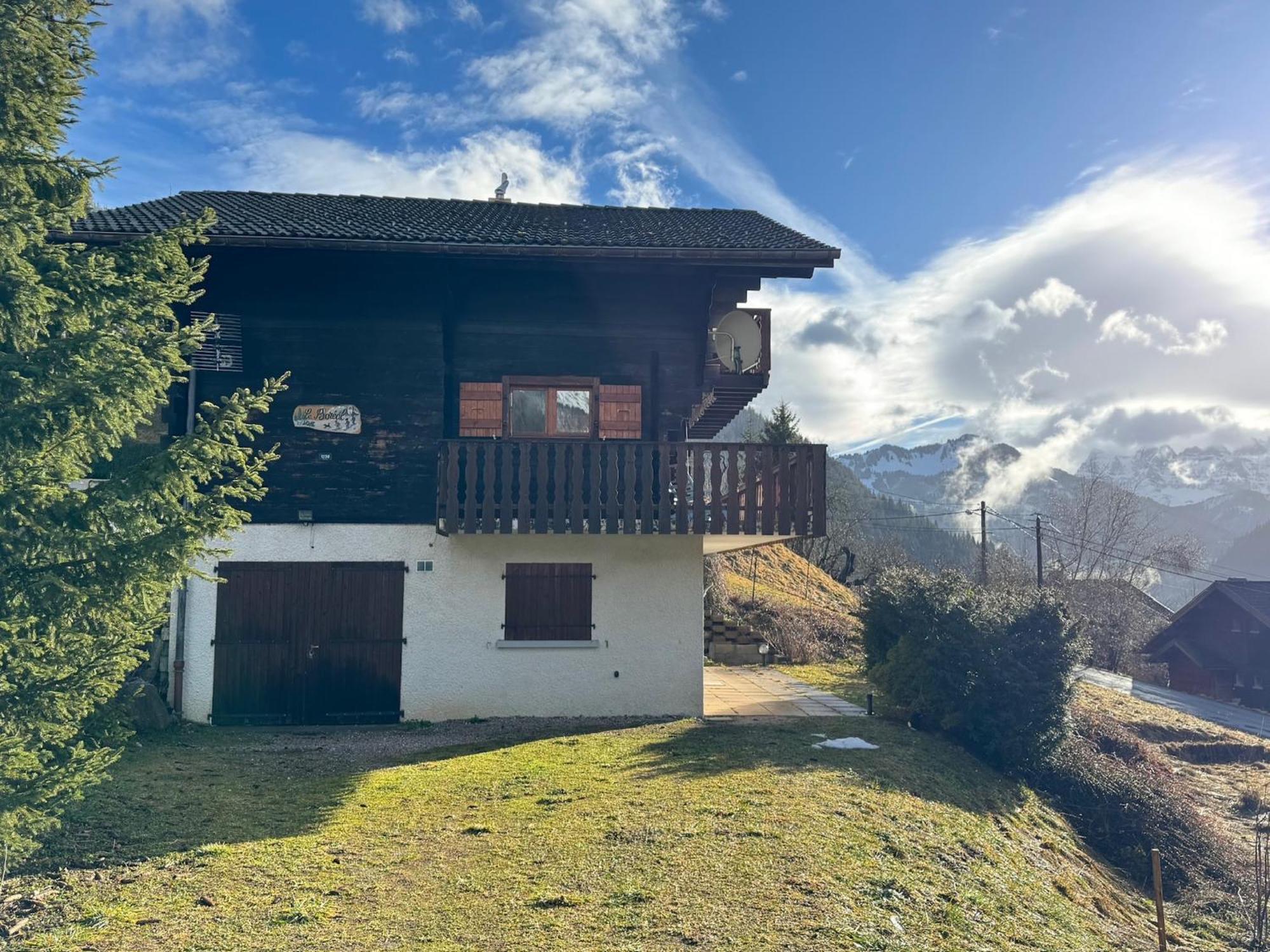Charming, Cosy Chalet Nestled In A Breathtaking Surrounding With Spectacular, Stunning Mountain Views Abondance Εξωτερικό φωτογραφία